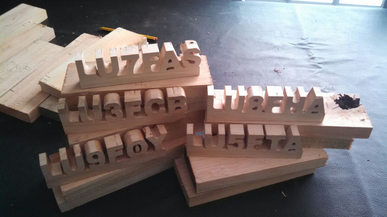 Trabajo de CNC en madera